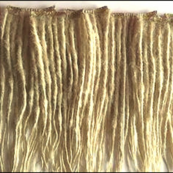 100 Blonde Clip in Synthetic Dreads Dreadlock NEW